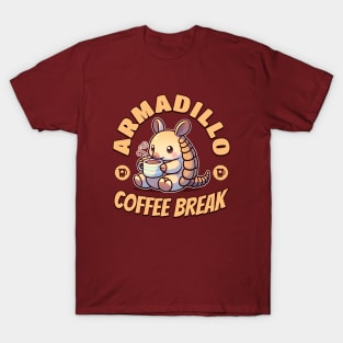 Armadillo Coffee Break T-Shirt